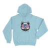 Drippy Panda Unisex Hoodie Sky Blue