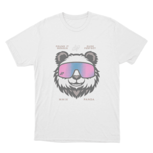 Drippy Panda Unisex T Shirt White