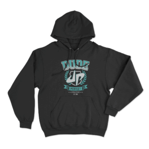 Dude Crest Unisex Hoodie Black