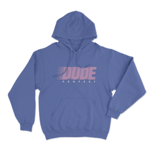 Dude Perfect Retro Speed Unisex Hoodie Blue