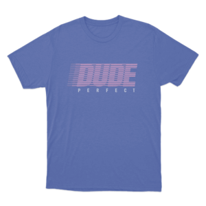 Dude Perfect Retro Speed Unisex T Shirt Blue